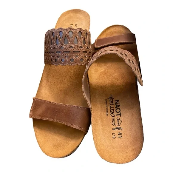 NIB! NAOT Rise ladies shoes Genesis -23030 S8R-Latte / Brown size 41 - Picture 7 of 10